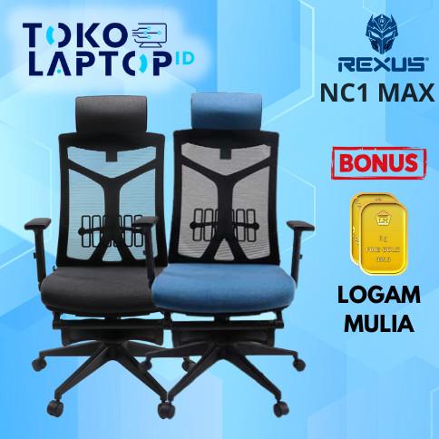 Rexus NC1 Max / NC-1 Max Ergonomic Office Chair With Footrest