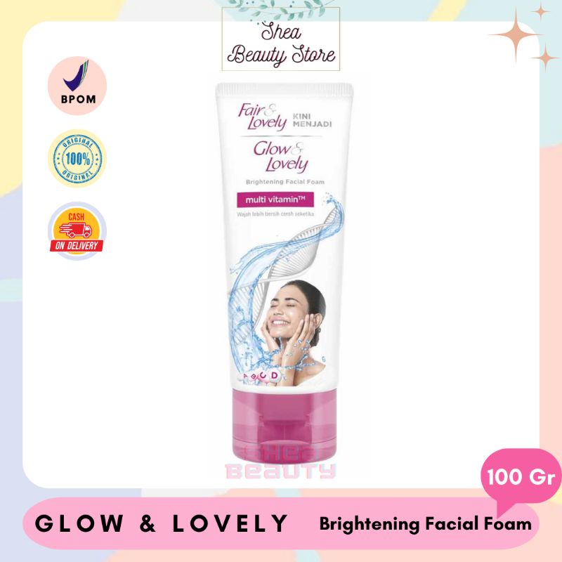 Glow And Lovely Facial Foam 100 Gr