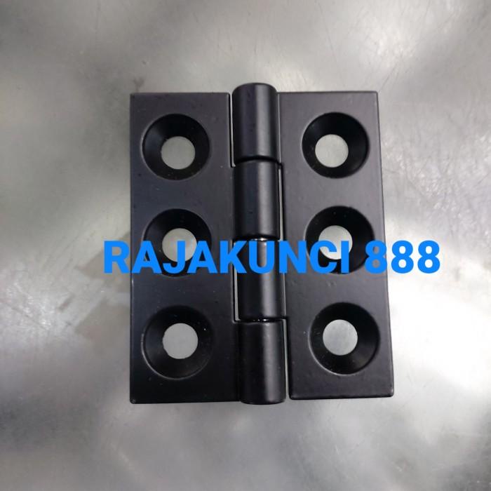 Engsel BOX PANEL hitam 8cm. / Engsel besi / Engsel panel Best Seller