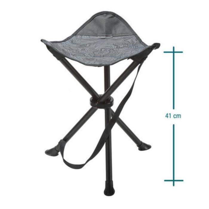 Terlaris Kursi Lipat Grey Tripod Quechua Bangku Lipat Kursi Mancing