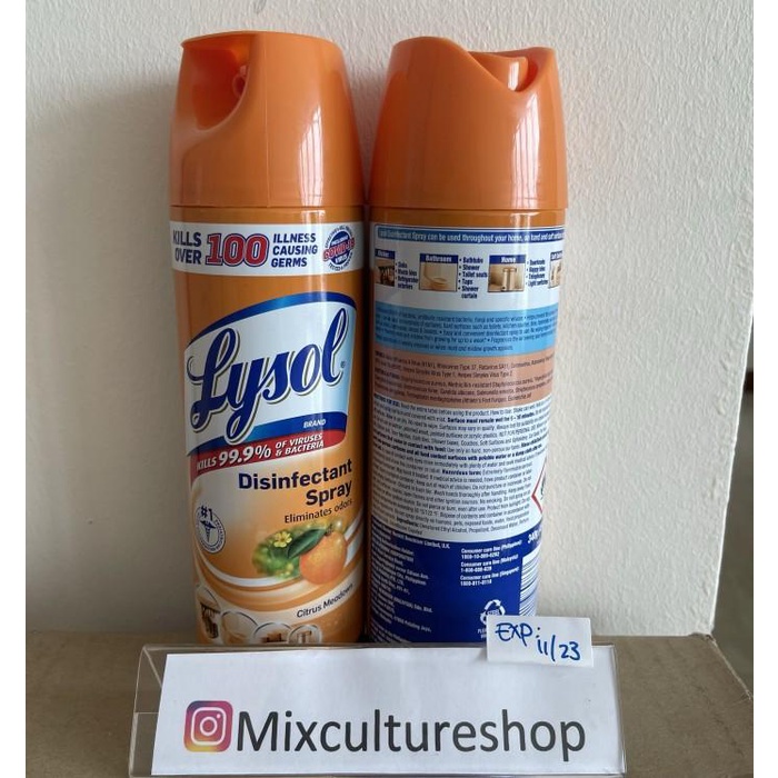 Terlaris Lysol Disinfectant Spray 340Gr