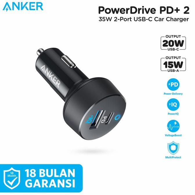 Car Charger Anker Powerdrive Pd+ 2 - A2732