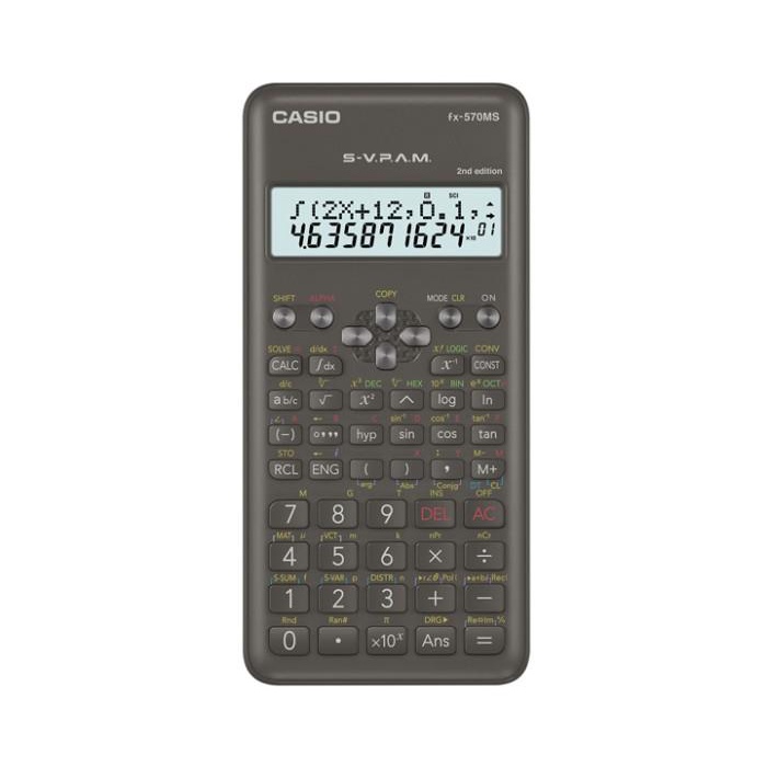 

Casio Kalkulator Fx-570Ms Scientific Calculator Kuliah Sekolah Fx 570