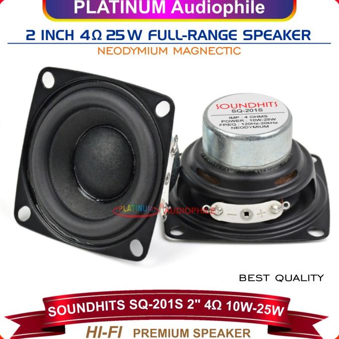 Speaker Full range 2 Inch | Hifi speaker fullrange 20W 4 OHM PREMIUM