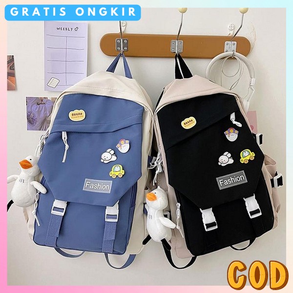 Ts Wnta Model Korean Tad Cewe Viral 2023 Bekpek Cwek Cantik Ransek Kerja Terbaru 2023 Rancel Tas Kul