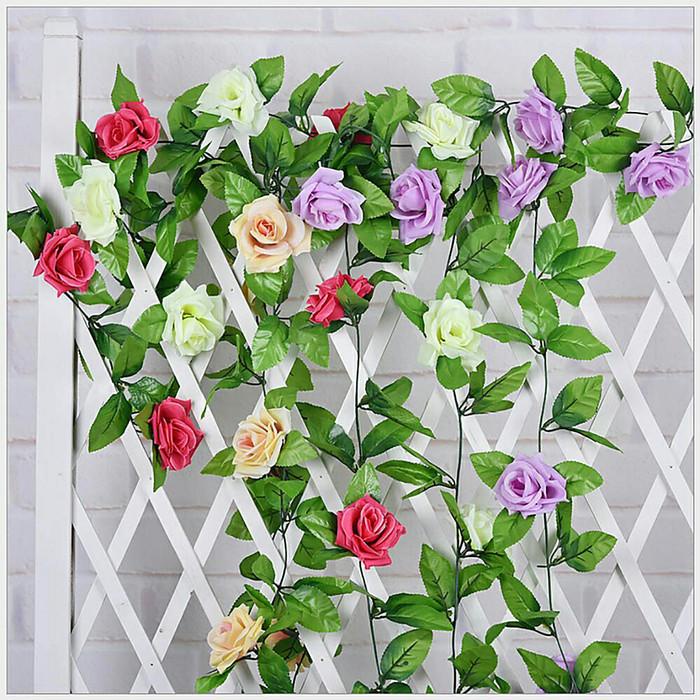 Pagar Taman Plastik Tanaman Rambat / Untuk Terlihat Shabby Chic