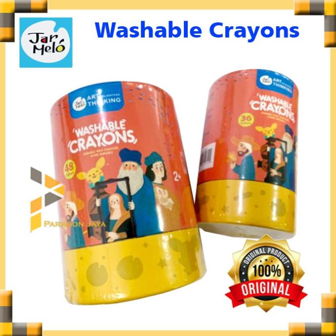 

Joan Miro Baby Roo Jar Melo Washable Crayon Non Toxic Crayons