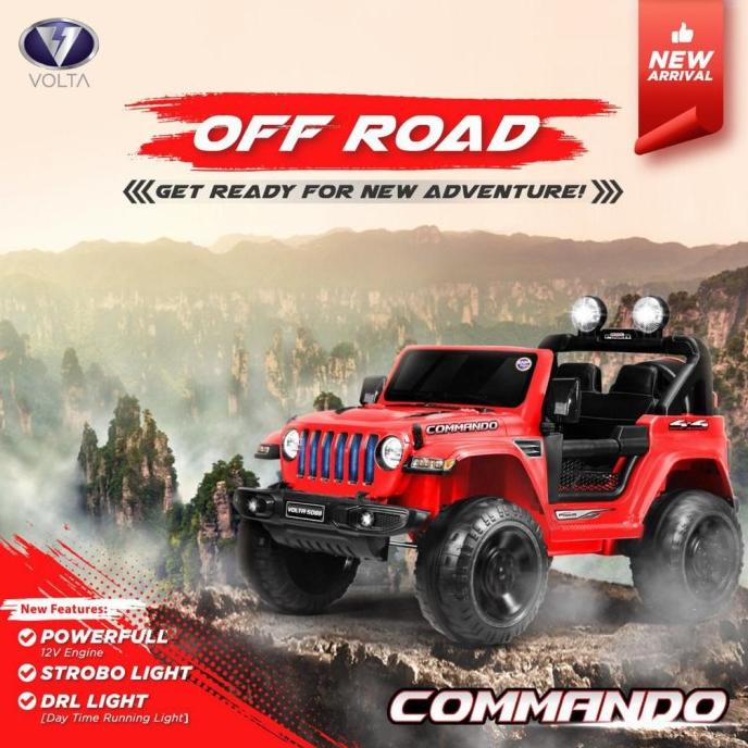 Mobil Aki Anak Shp Volta Commando 5088 Jeep