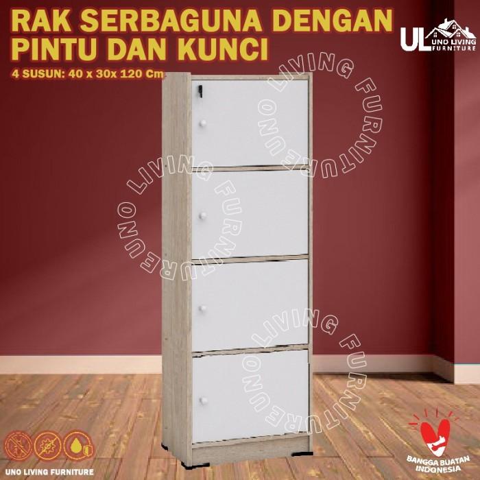 

Jtr Lemari Rak Buku Serbaguna 3 4 5 Susun Dengan Pintu Dan Kunci Rsg