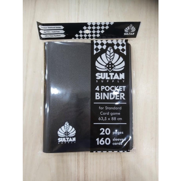 

Best Seller Sultan Supply Card Album 4 Pocket Binder Black