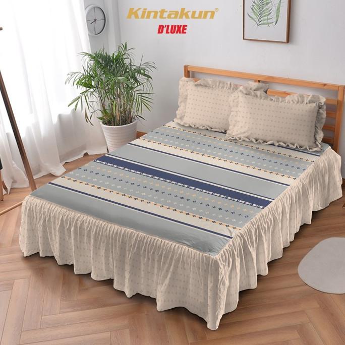 Kintakun Sprei Rumbai 160x200 / 180x200 Madana Aesthetic Dluxe Krem