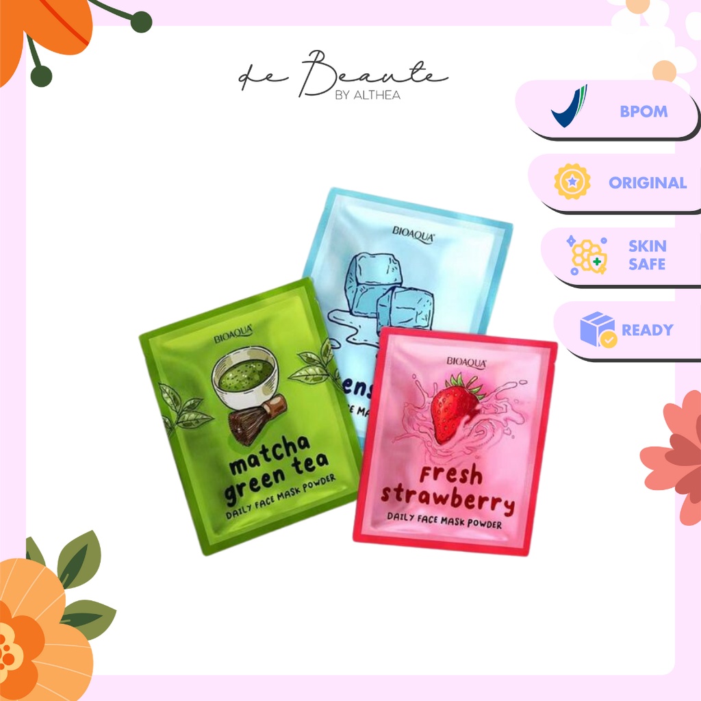 [BPOM] BIOAQUA Sheet Mask Daily Face Mask Powder 20gr