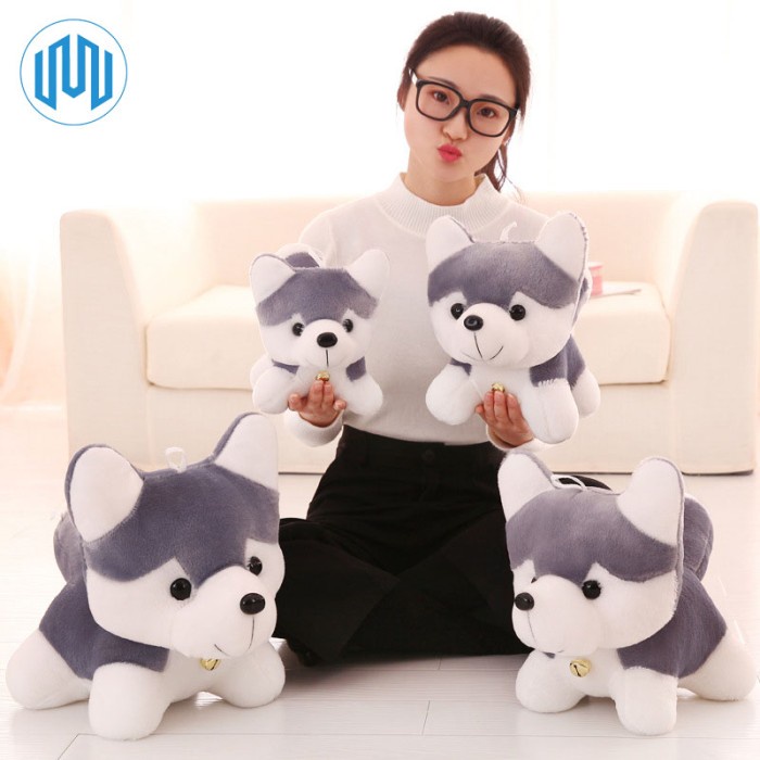 Terlaris Boneka Husky Anjing Serigala Imut Kristal Super Lembut Kado Pacar Anak
