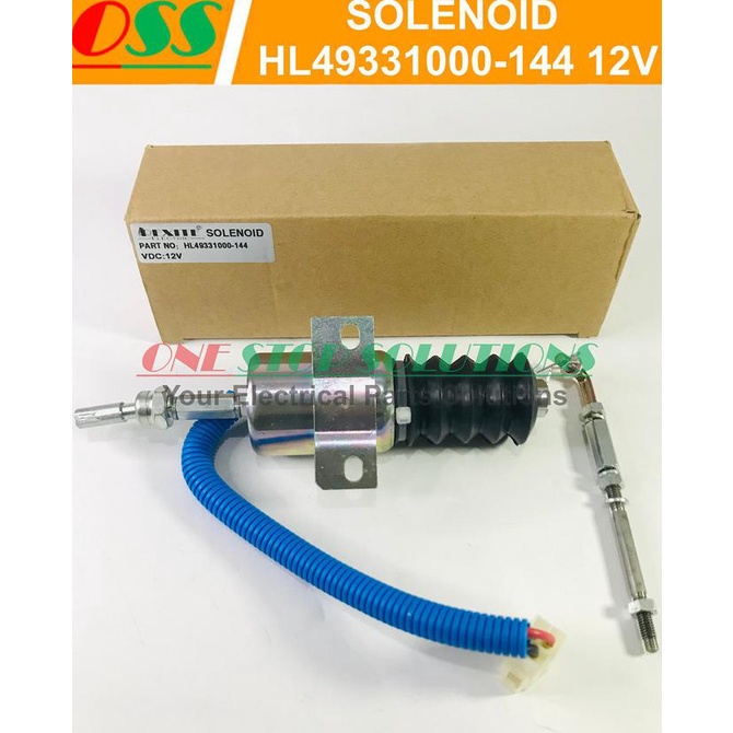Selenoid Solenoid Hl49331000-144 12V Univ Untuk Genset Alat Berat