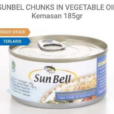 

Paketan Sunbell Tuna Vegetable Oil 185gr (isi 5 kaleng) Best Seller