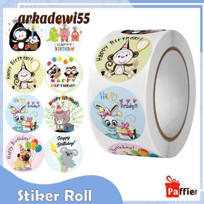 

Stiker Roll Reward Anak isi 500pc Label Ulang Tahun Baby Animal Tempel