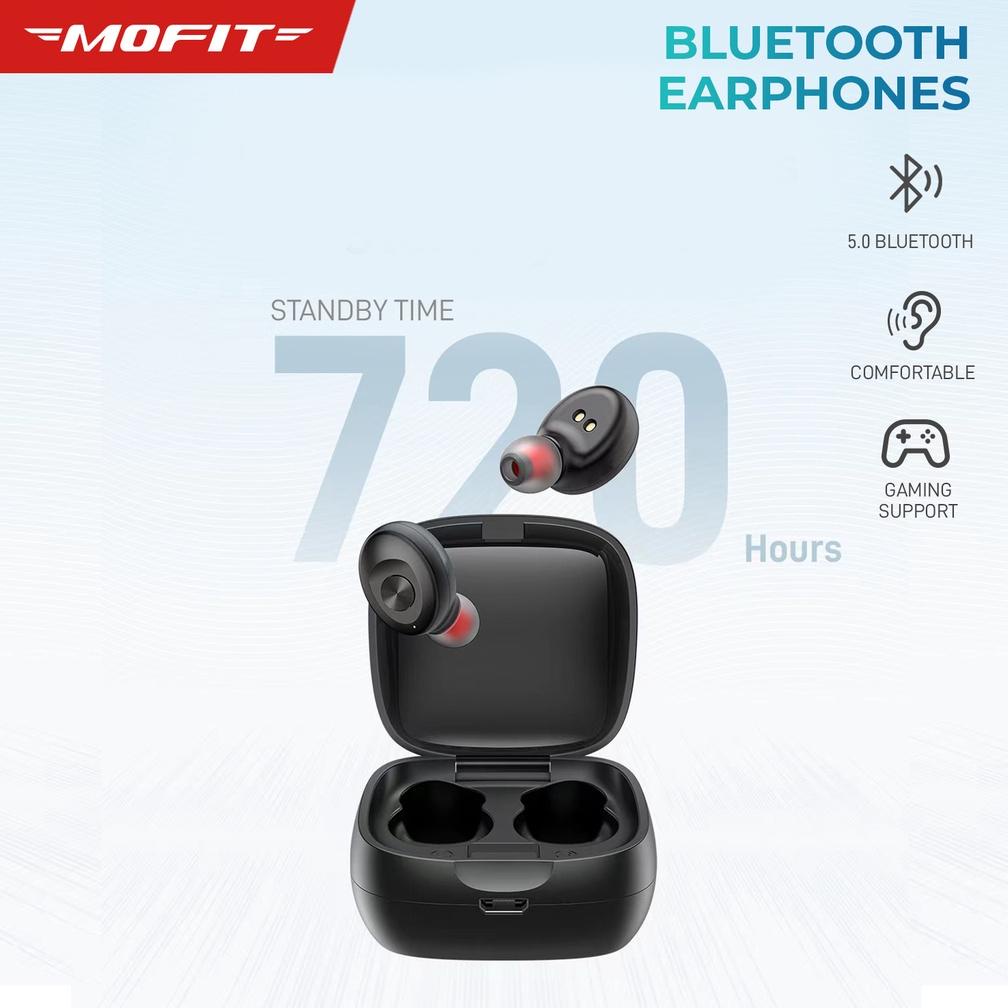 Laris Mofit Headset Earphone Mo-16 Blueatooth 5.0 True Wireless Stereo Tws Earbuds