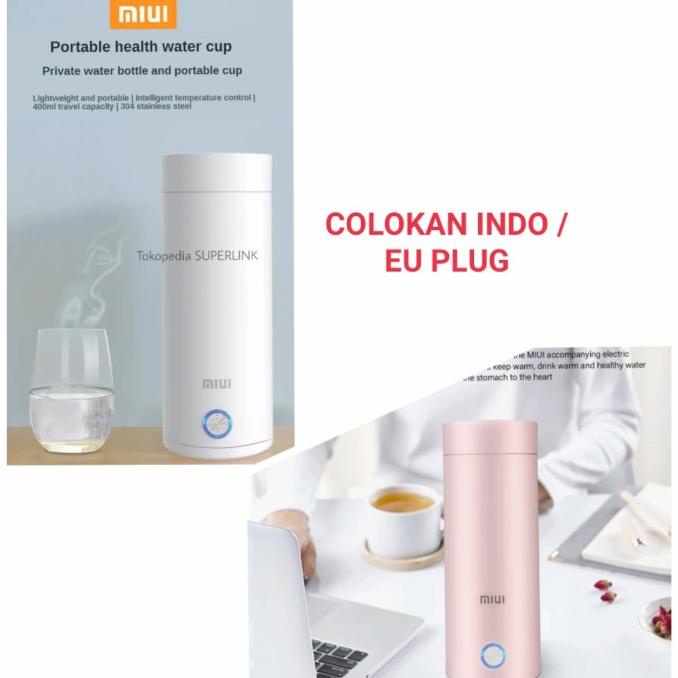 Miui Termos Air Panas Portable Electric Kettle Water Boiler Traveling Pengiriman Cepat