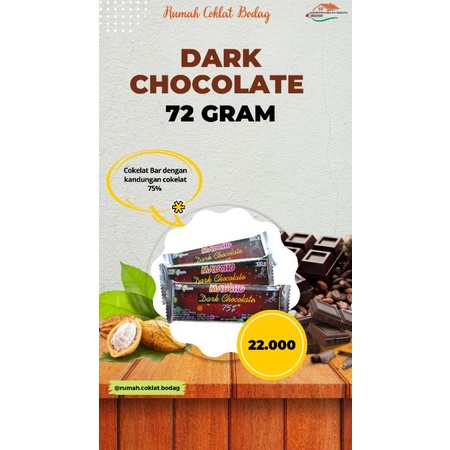 

Dark Chocolate 72gram