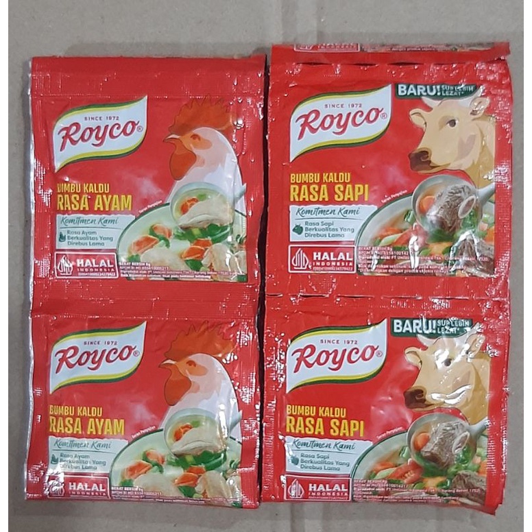 

Royco Rasa Ayam dan Sapi ( 1 Renceng isi 12 sachet )