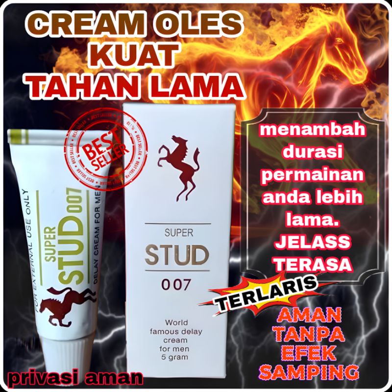 super stud original 007-obat kuat tahan lama pembesar Mr P cream oles pria dewasa ampuh alami obat p