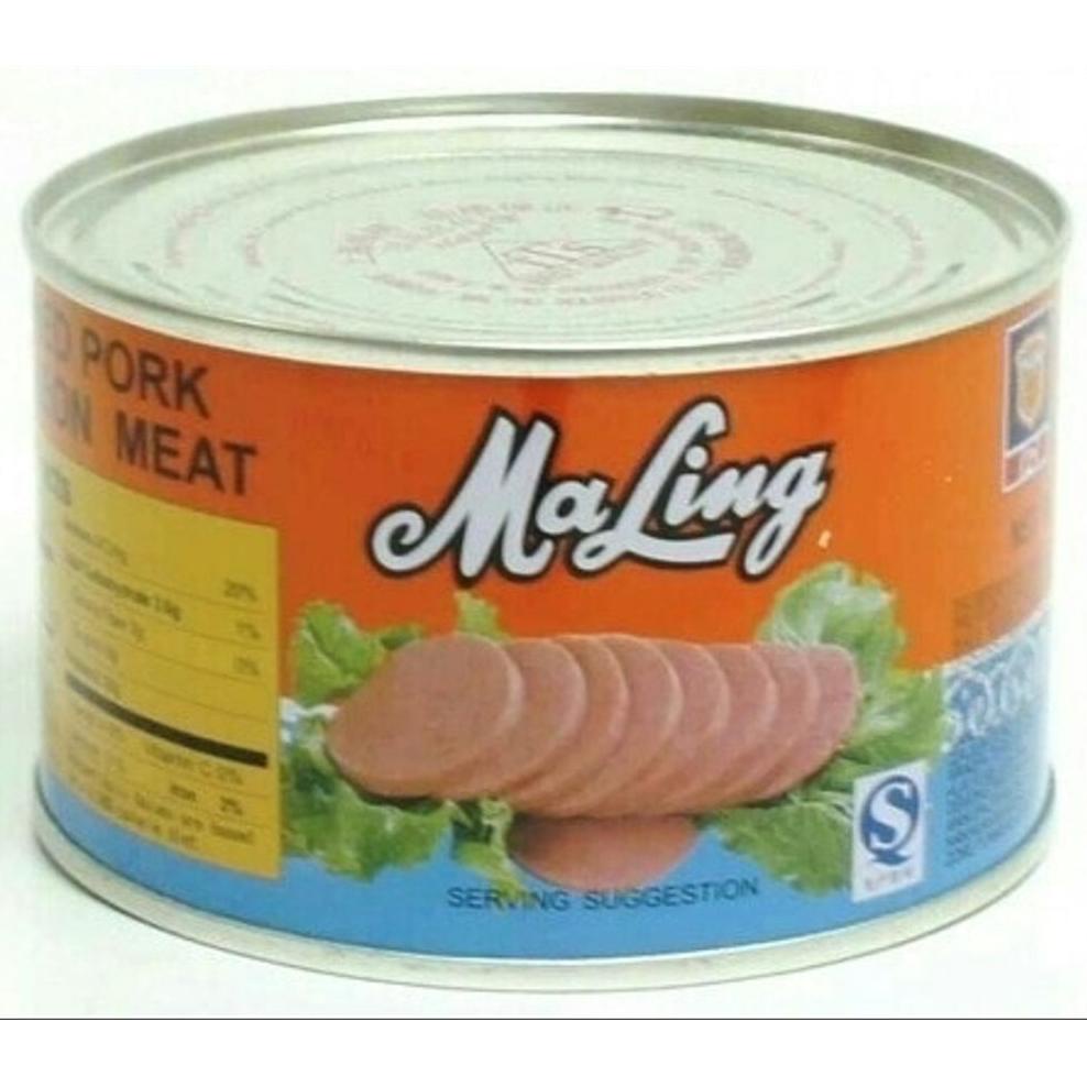 

TTS maling kaleng besar (canned pork luncheon meat) 397 gram kornet babi Best Seller