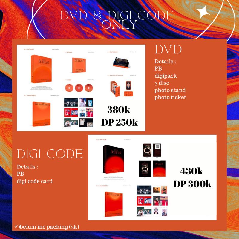 SHARING PHOTOBOOK DVD DIGICODE BE THE SUN