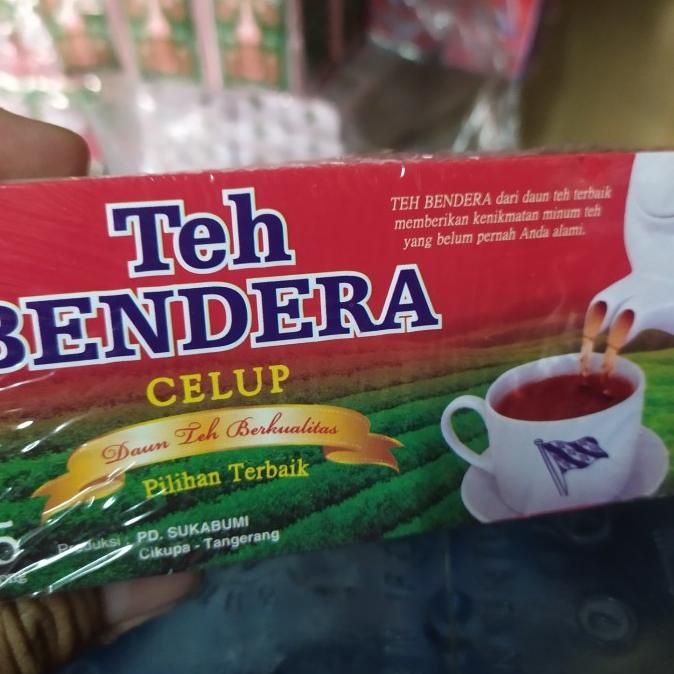 

Teh celup bendera - isi 25 buo