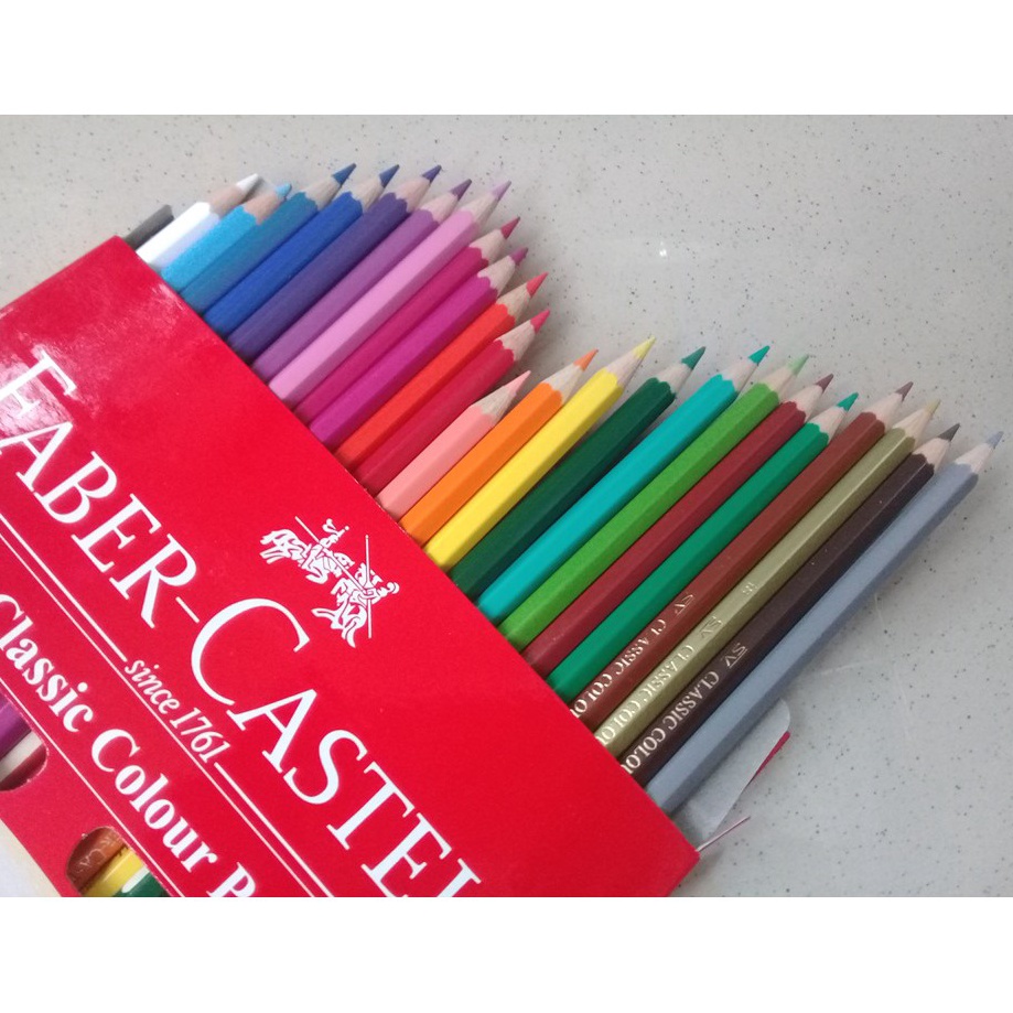 

Pasti murah Pensil Warna 24 Classic Colour Pencils - Faber Castell 07S