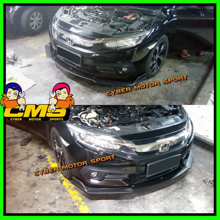 LIPS BUMPER HONDA CIVIC TURBO TYPE R JDM MUGEN. FRONT LIPS CIVIC TURBO