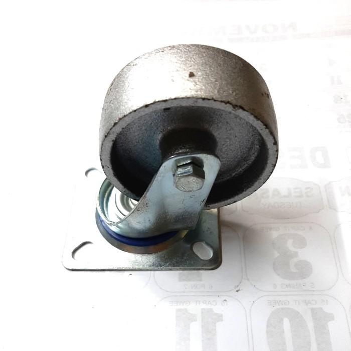 Terlaris Roda Troli Besi/Roda Besi Untuk Troli/Roda Besi Light Duty 3 Hidup