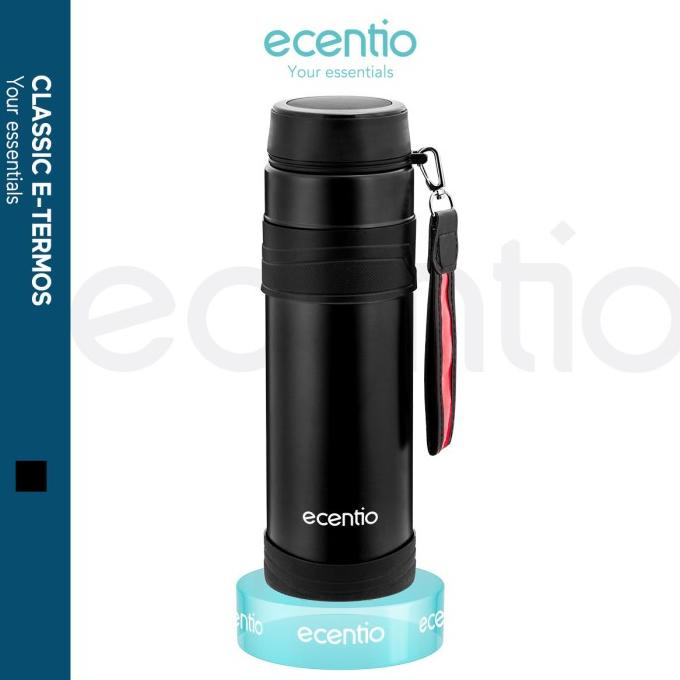 ecentio 1000ml Botol Minum Termos Termos air panas tumbler 304