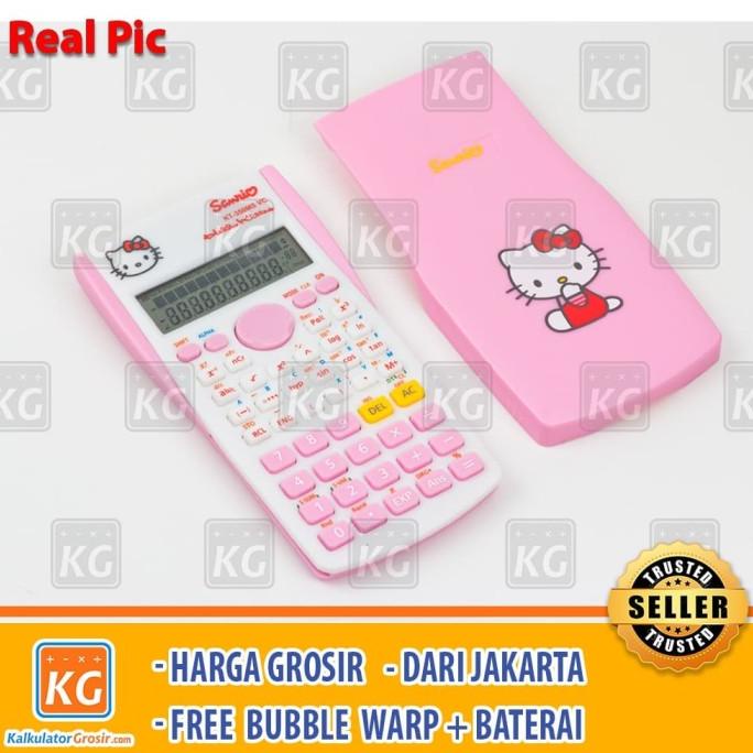 

Kalkulator Scientific / lmiah / Fisika / Sains Motif Hello Kitty 350MS