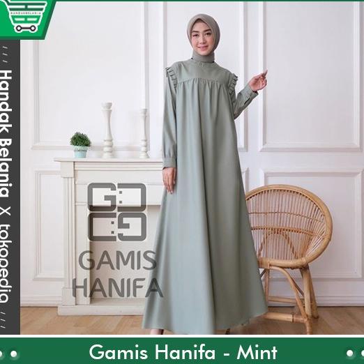 BAJU GAMIS HANIFA GUZEL PREMIUM POLOS BAHAN KATUN TOYOBO ORIGINAL