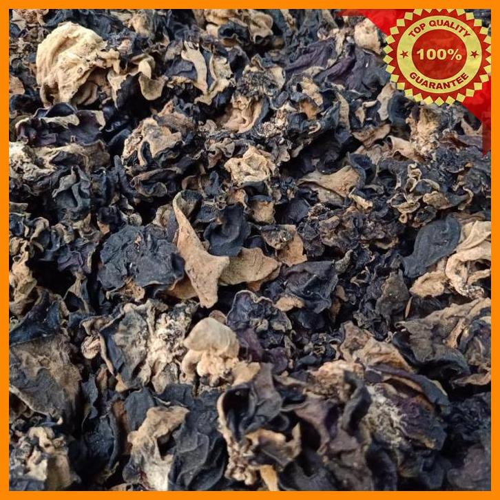 

(SUHA) JAMUR KUPING HITAM / BOKJI HITAM / JAMUR LEMBER KERING 1KG