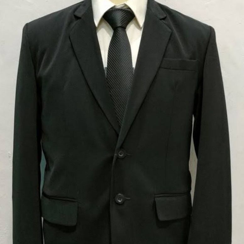 Order Now7.7 Jas Pria Blazer Free Dasi / Jas wisuda Pria / Jas hitam pria / Jas Pengantin Pria /  Bl