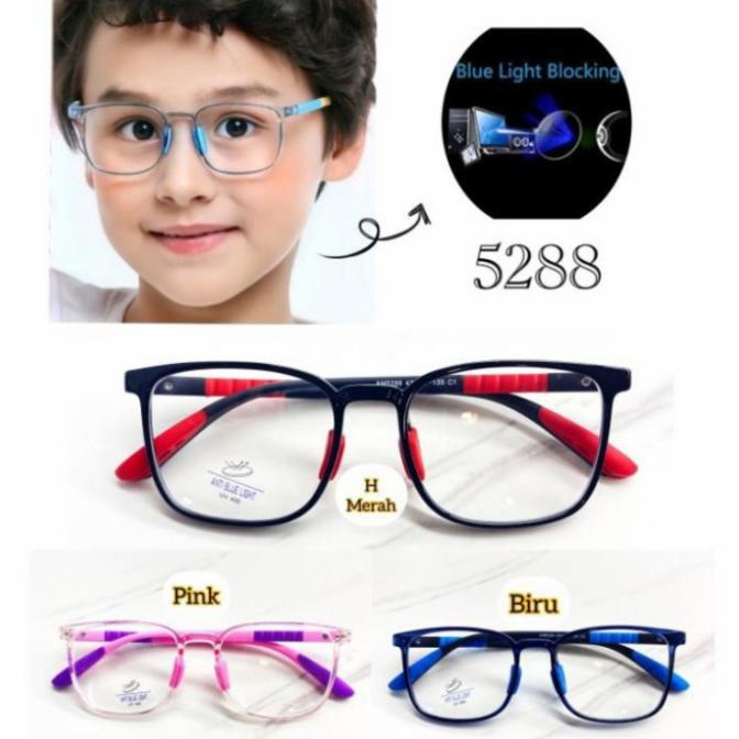 kacamata anak minus frame kids/anti blue ray/laki laki perempuan