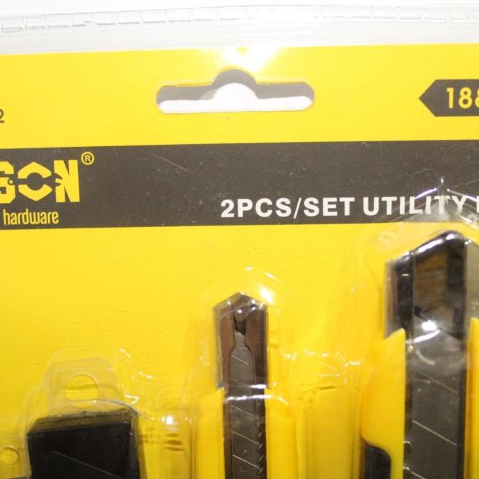 

PROMO TERBATAS !! Pisau Cutter 2 pcs (9mmx18mm) Jason / 362-062 |COD