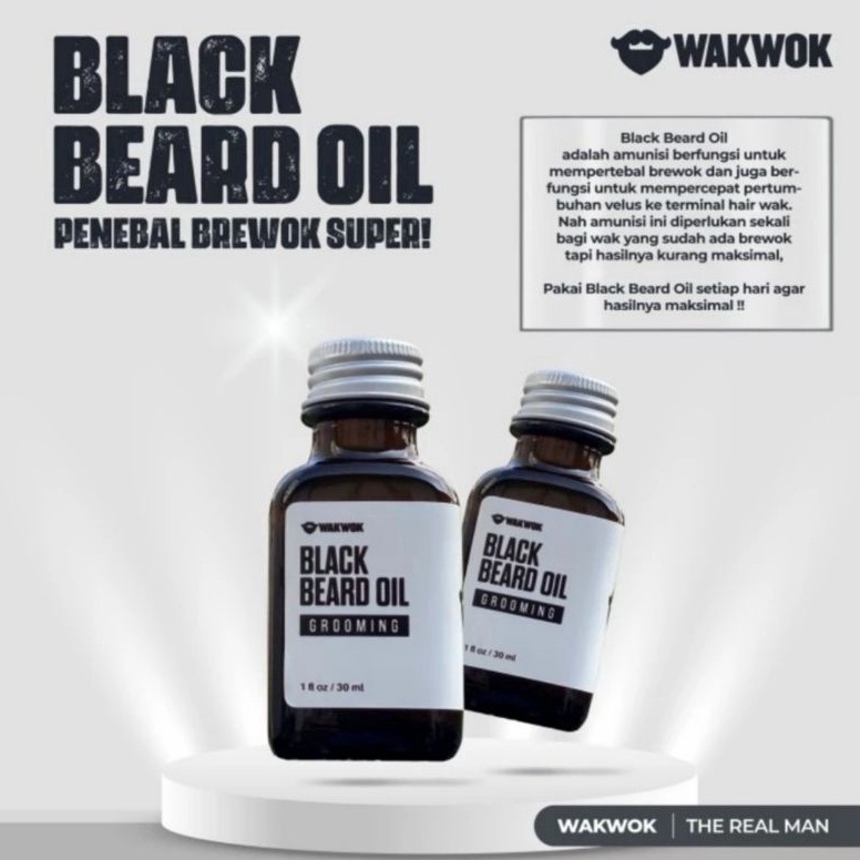 Only One9.9 [BBO] BLACK BEARD OIL BBO by WakWok Beards 213♪