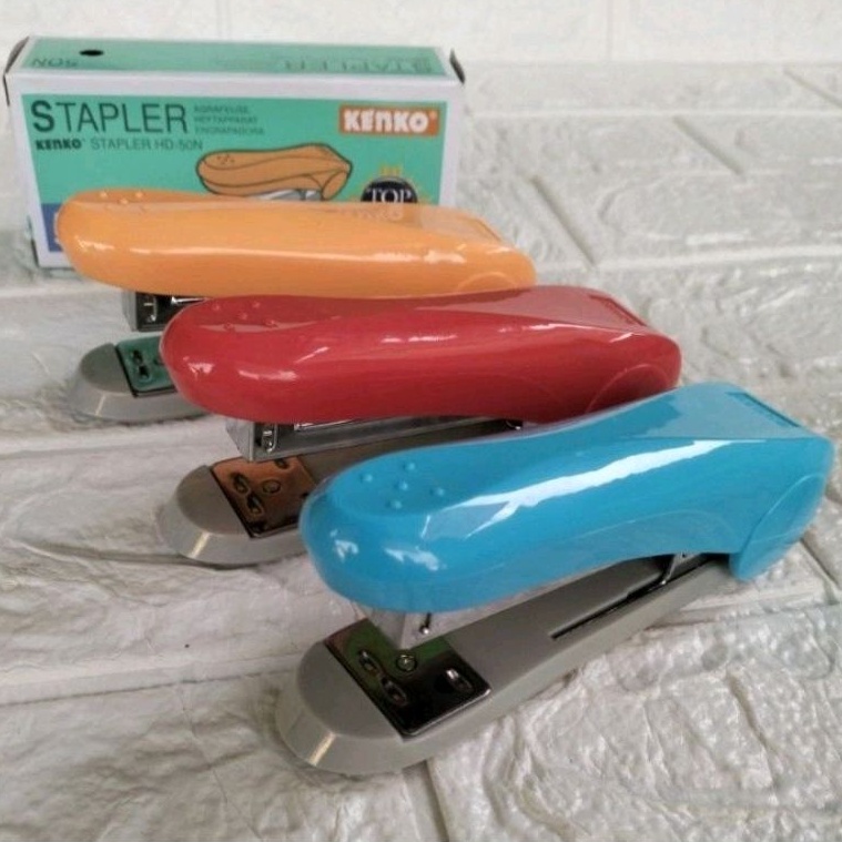 

(1pcs) KENKO-Stapler Besar HD-50 N Pastel Colour Staples Warna Murah Grosir / Perlengkapan Sekolah Kantor