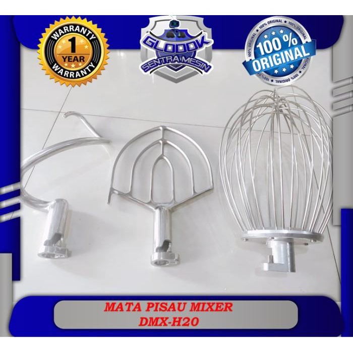 Sparepart Pengaduk Spiral/Hook Mixer 20 Liter Dmx-H20 Fomac