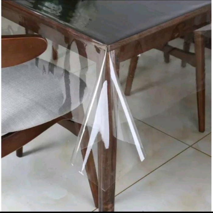 Plastik Taplak Meja ( Alas Meja Pvc Transparan ) ,5Mm X 11Cm X 22Cm