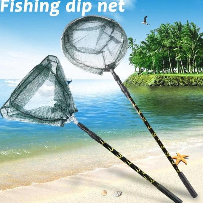 JARING PANCING PENANGKAP IKAN FISHING LANDING NET TRIANGLE