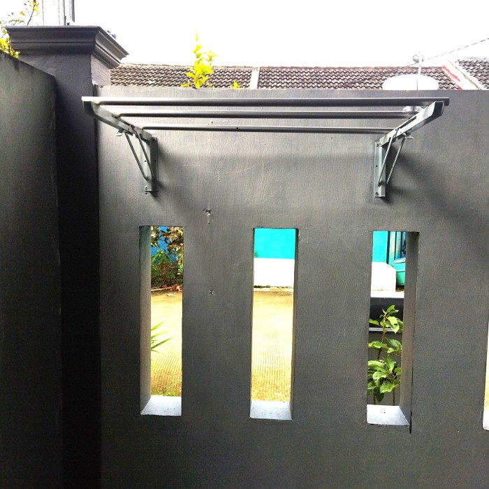 Terlaris Jemuran Baju Lipat Dinding Jemuran Lipat Handuk Premium Kuat