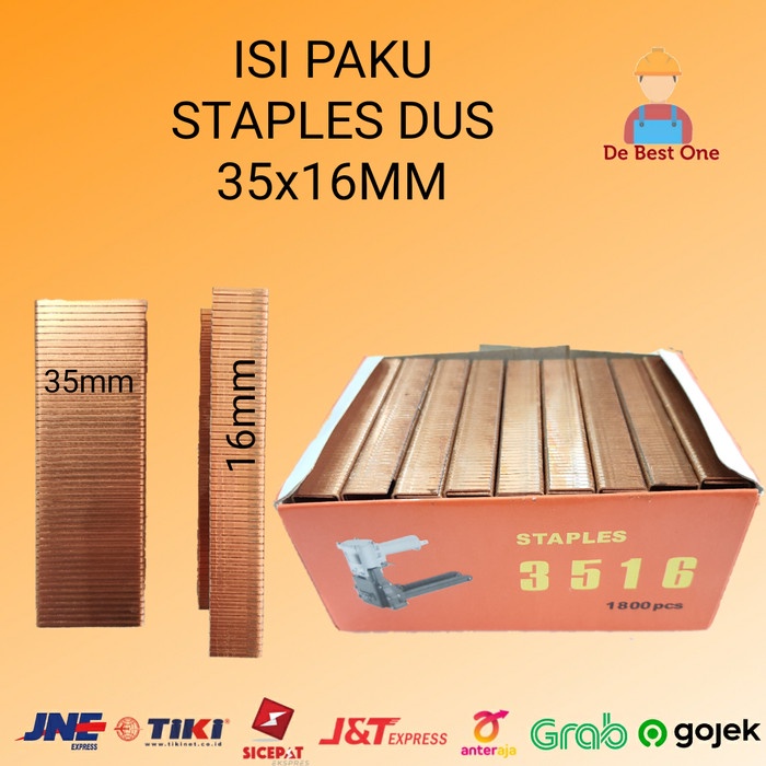 

ISI STAPLER BESAR / ISI STAPLES BESAR 3516 35x16MM 1800 PCS