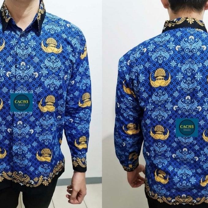 SERAGAM KORPRI KATUN PRIA TANPA FURING UKURAN S-XL