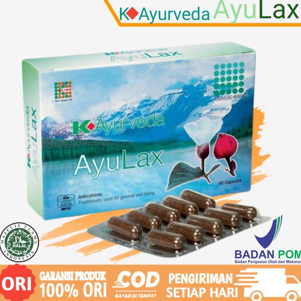 

K AYURVEDA AYULAX ORIGINAL K LINK untuk Gangguan Pencernaan Usus Sembelit Best Seller