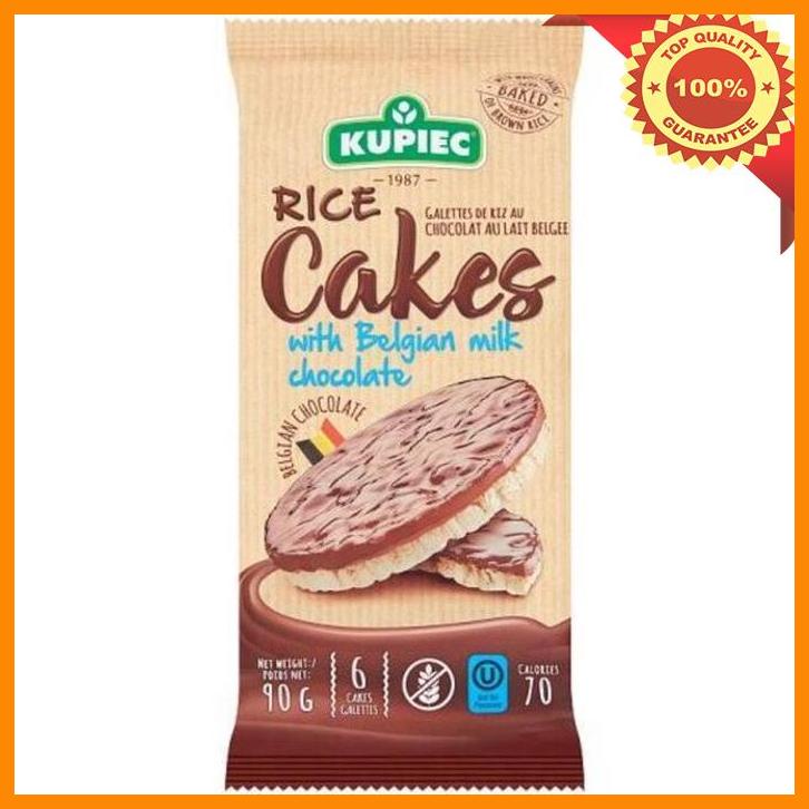 

(KSKS) KUPIEC RICE CAKES WITH BELGIAN MILK CHOCOLATE 90 G