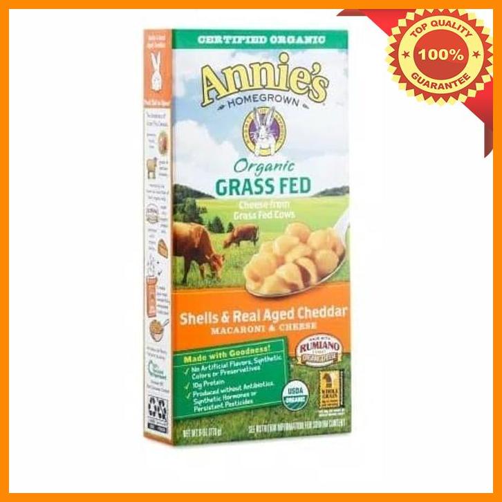 

(KSKS) ANNIE'S ORGANIC GRASS FED SHELLS & REAL AGED CHEDDAR 170 G