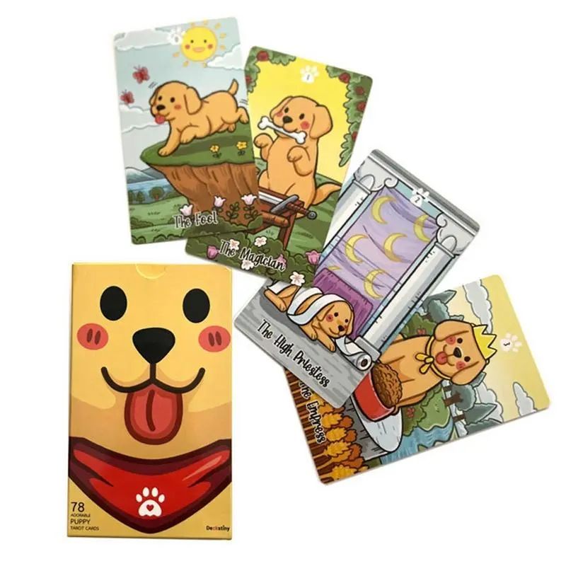 Puppy Tarot 12x7cm include guide paper